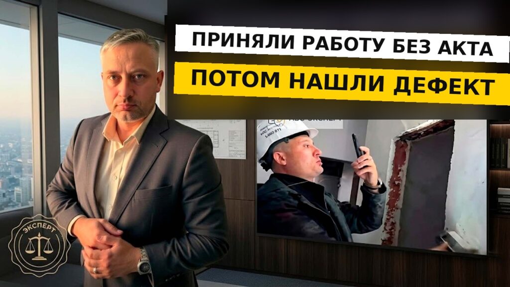 Приняли работу без акта — потом нашли дефект. Приёмка и строительная экспертиза АВС-Эксперт
